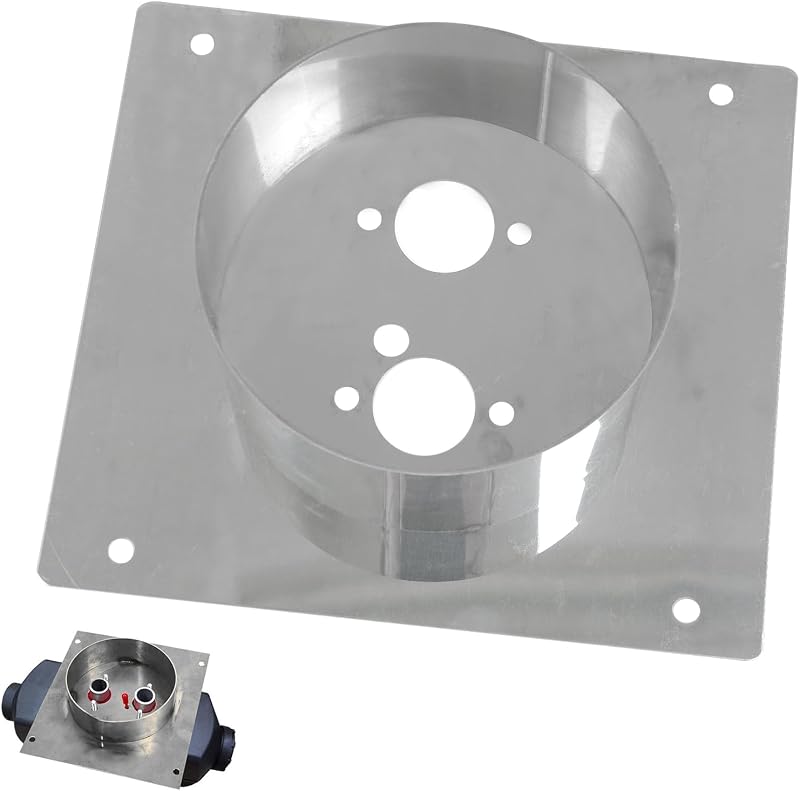 Placa de montagem para aquecedor a diesel Buulea em aço inoxidável – 1 unidade