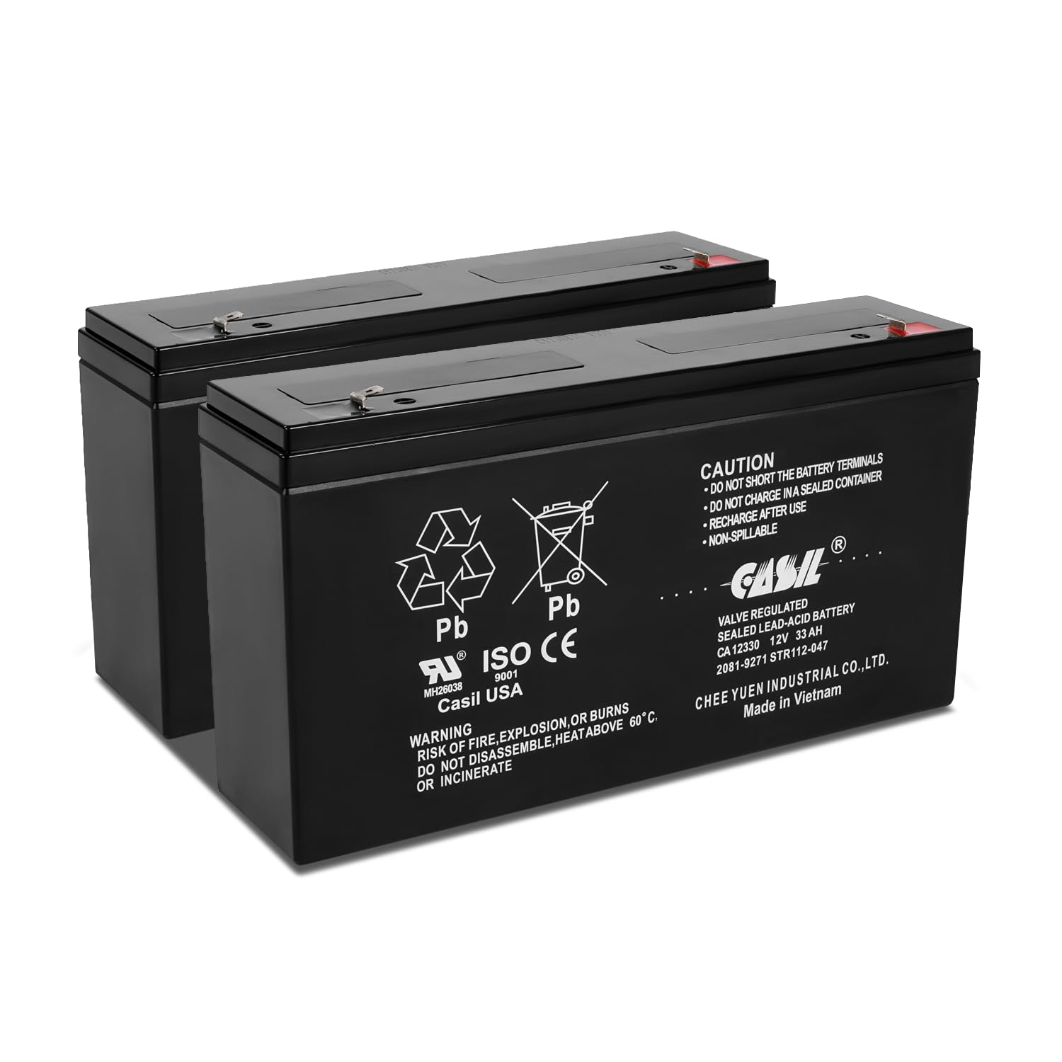 Casil 2081-9271 Simplex Fire Panel Battery 2 Pack
