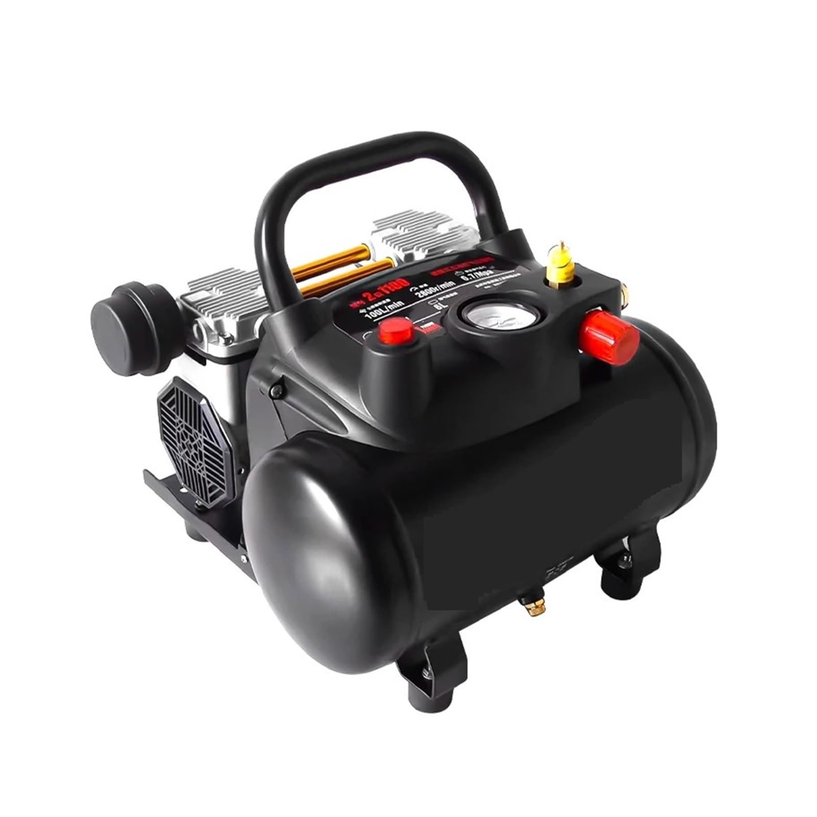 Silent Air Compressor Air Pump Small 220v Small Oil-Free Silent Household(8L-550W-E)