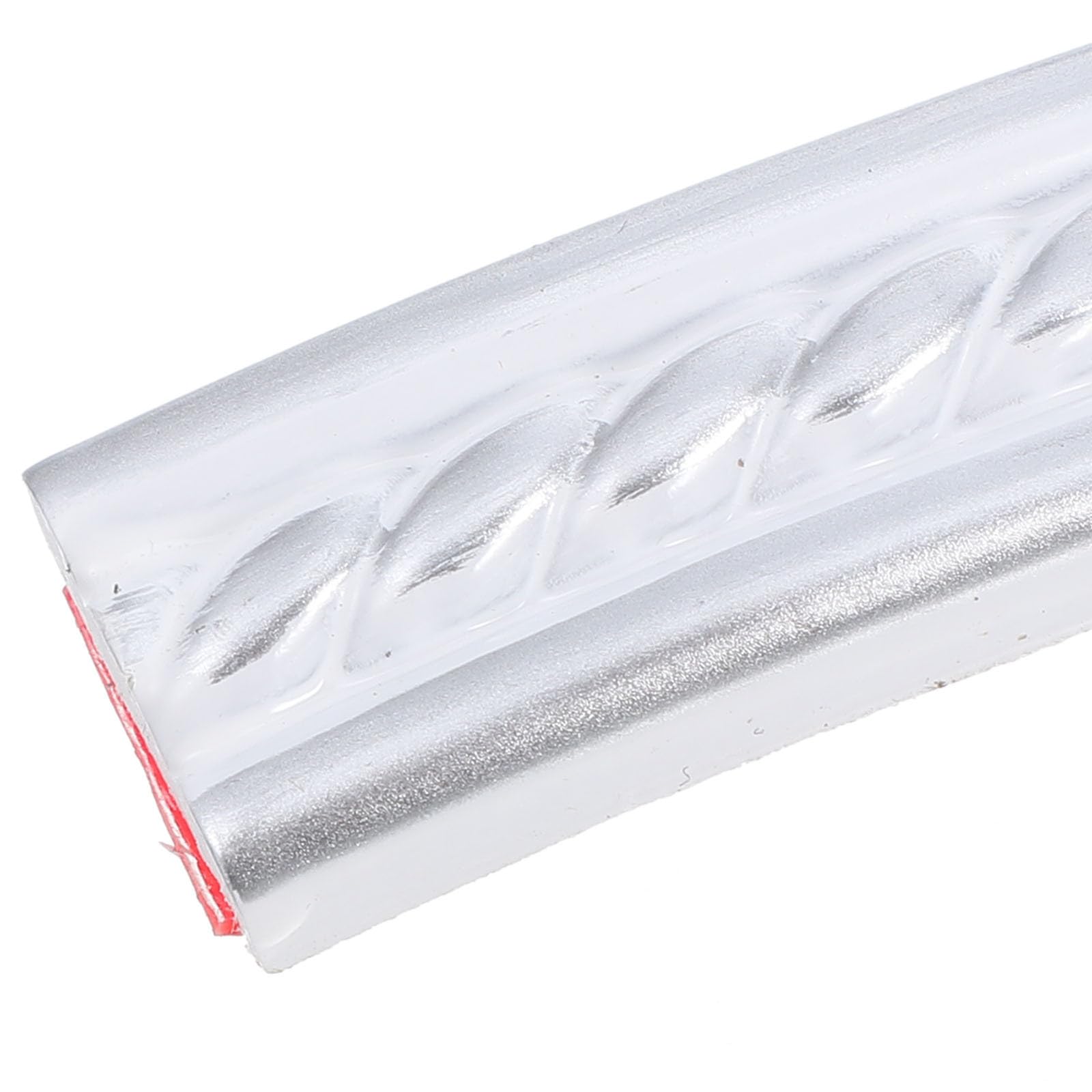 Moldura Autoadhesiva Flexible de Pvc Plata de 2cm para Techos