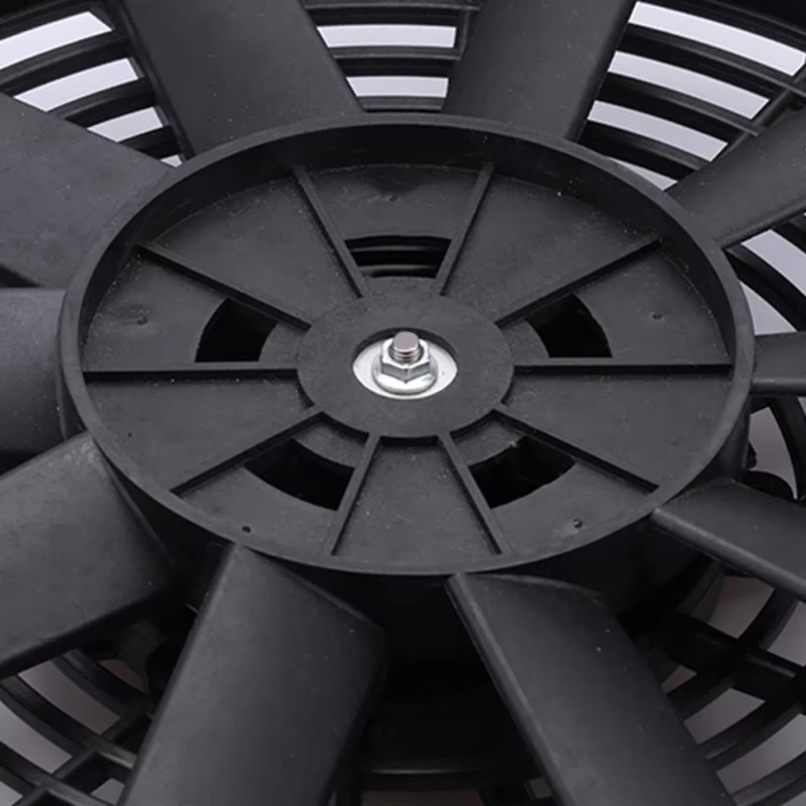 Auto Ventilador Refrigeración Para 12V 80W 10"