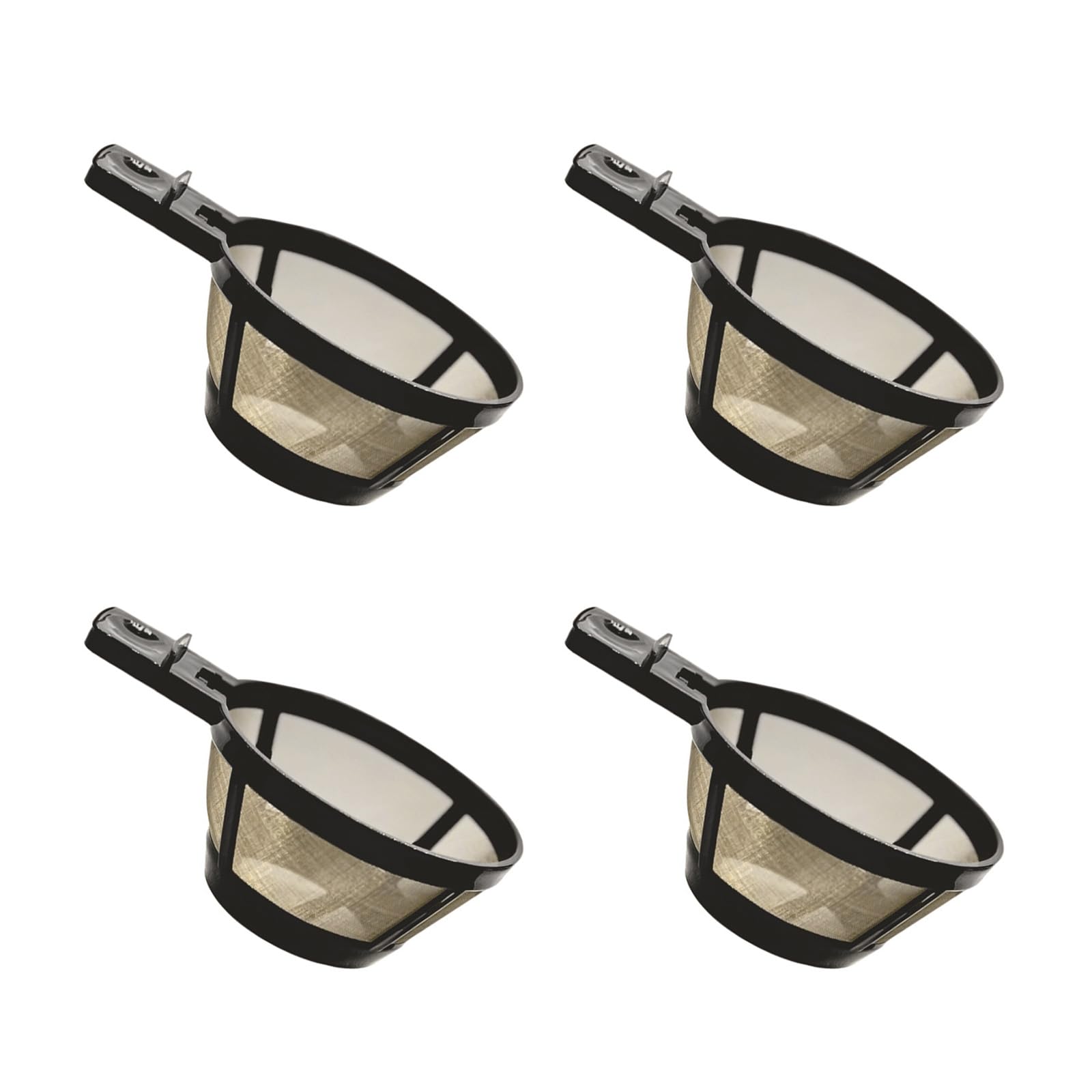 carotoe Of 4 Coffee Filter Basket Multifunctional Coffee Strainer Crafted for Enthusiasts and Cafes Alike Filter