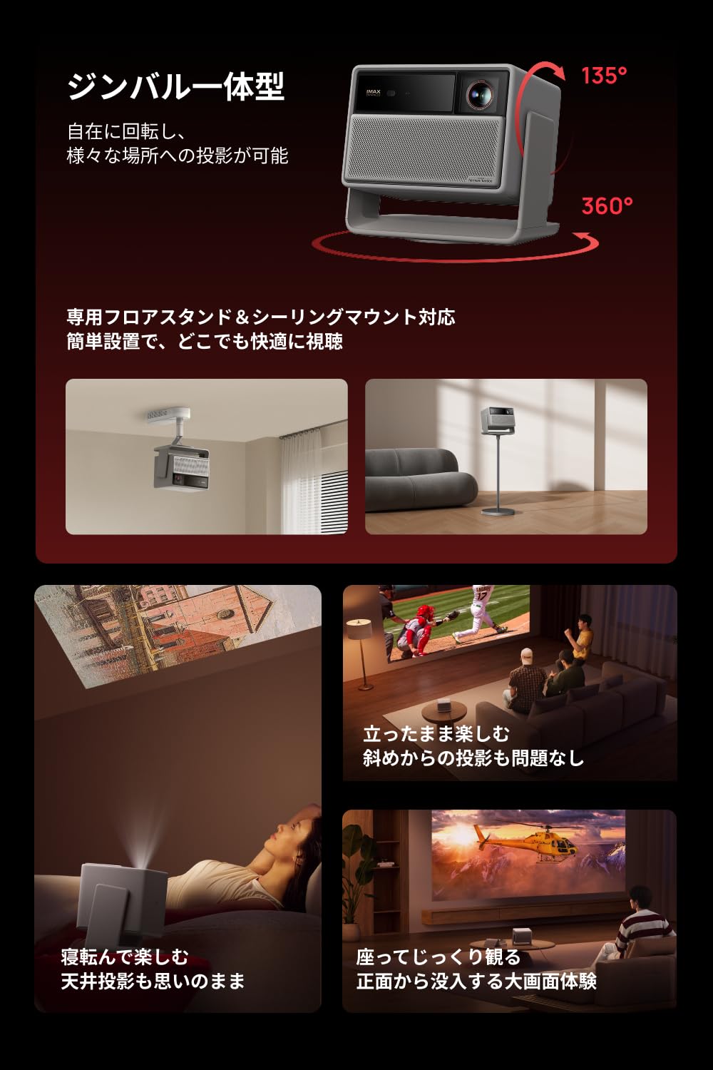 Amazon.co.jp: XGIMI HORIZON 20 Pro Standard Kit プロジェクターと3D