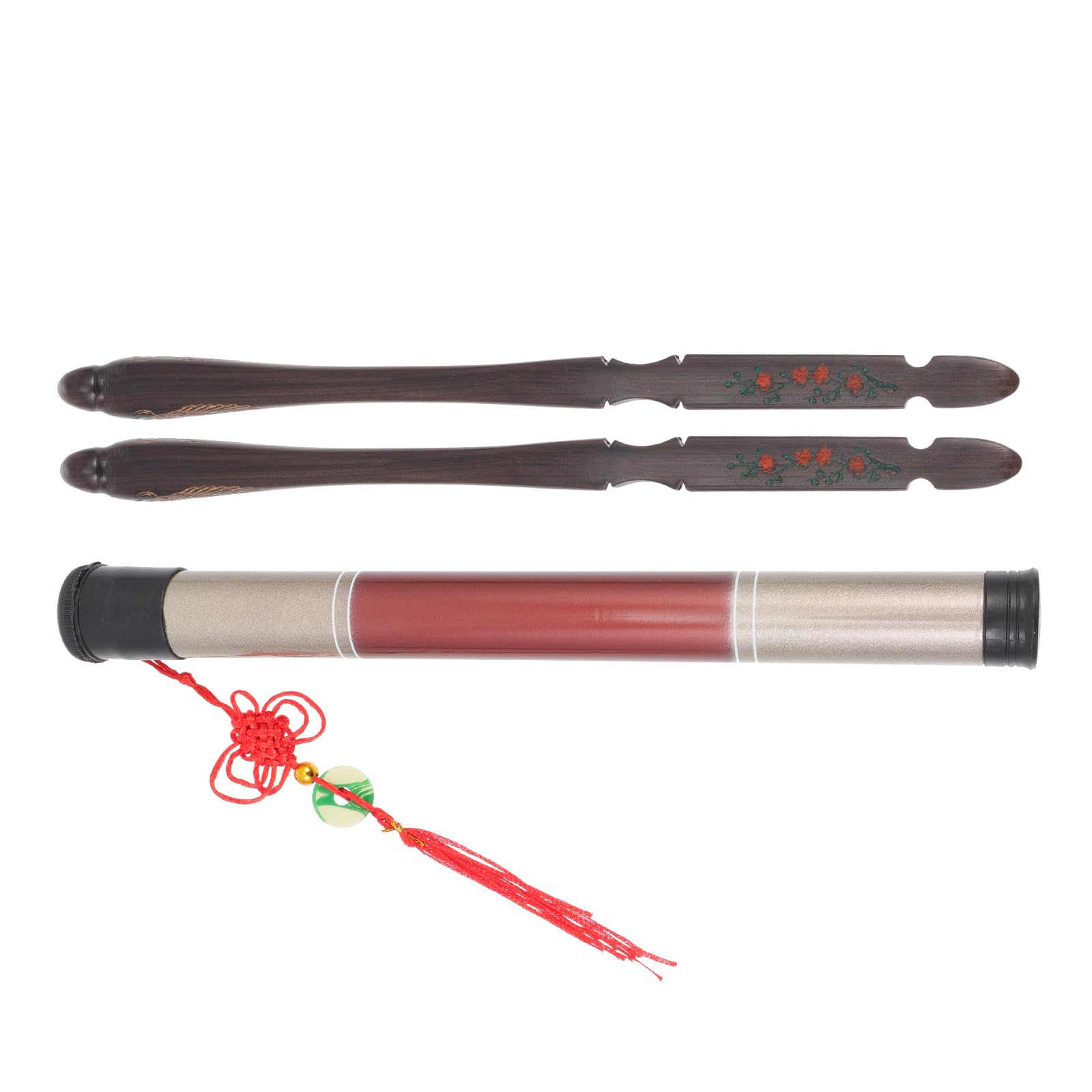 Martelli per Dulcimer Bird in Ebano Set da 1 Coppia, Accessori Professionali per Dulcimer con Finitura Liscia e Resistente, Strumenti Musicali per Pratica e Performance
