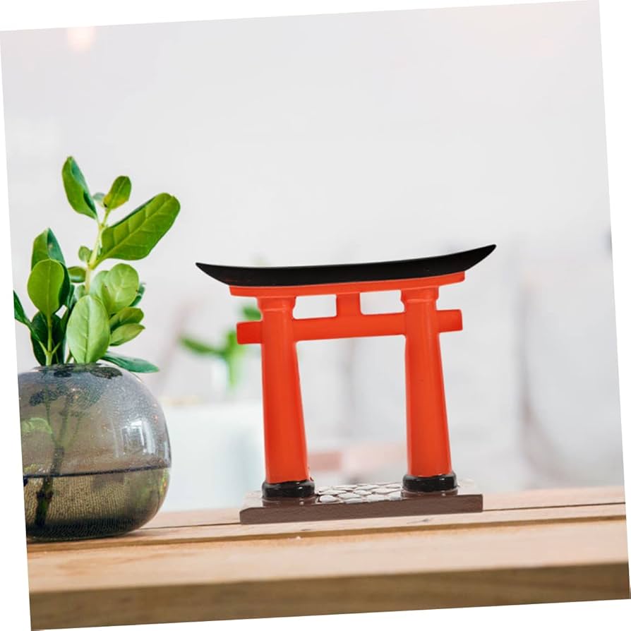 Amazon.co.jp: COHEALI 2個 鳥居アクセサリー 小さな鳥居のおもちゃ