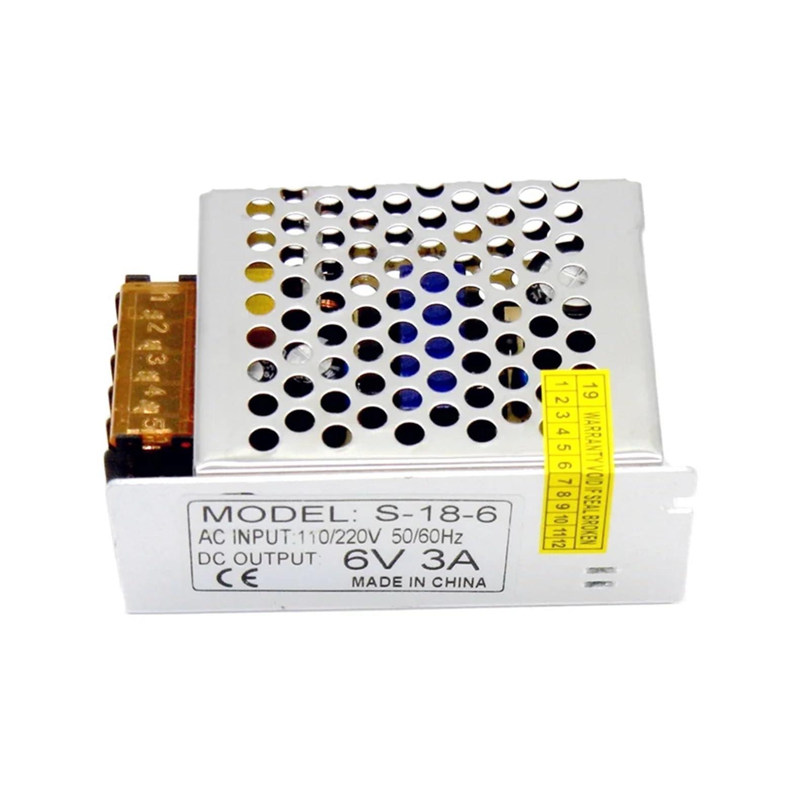 DC 6V 3A 4A 5A 6A 10A 50A 60A Geregeltes Schaltnetzteil Spannungsregler 18W 60W 300W 360W AC Quelle Adapter(3A 18W)