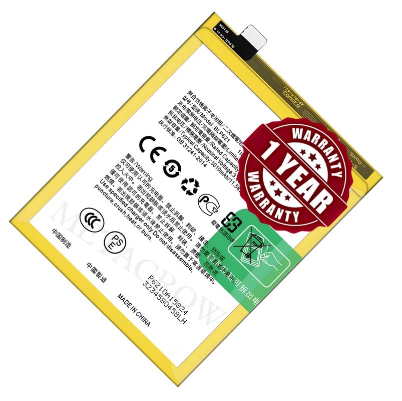 Image of Original BLP621 Battery Compatible for Oppo R9s (CPH1607, R9sk, R9sm) - (3010mAh) - 1 Year Warranty JK1