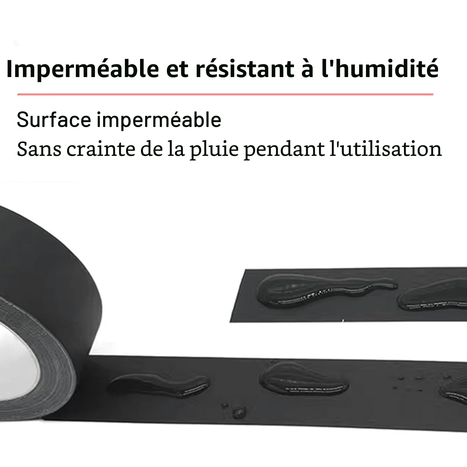 WELSTIK Ruban adhésif gaffer, résistant, pour câbles, théâtre, équipement de scène, aménagement intérieur, sans résidus, non réfléchissant, 4 pièces 50mm x 27m, noir
