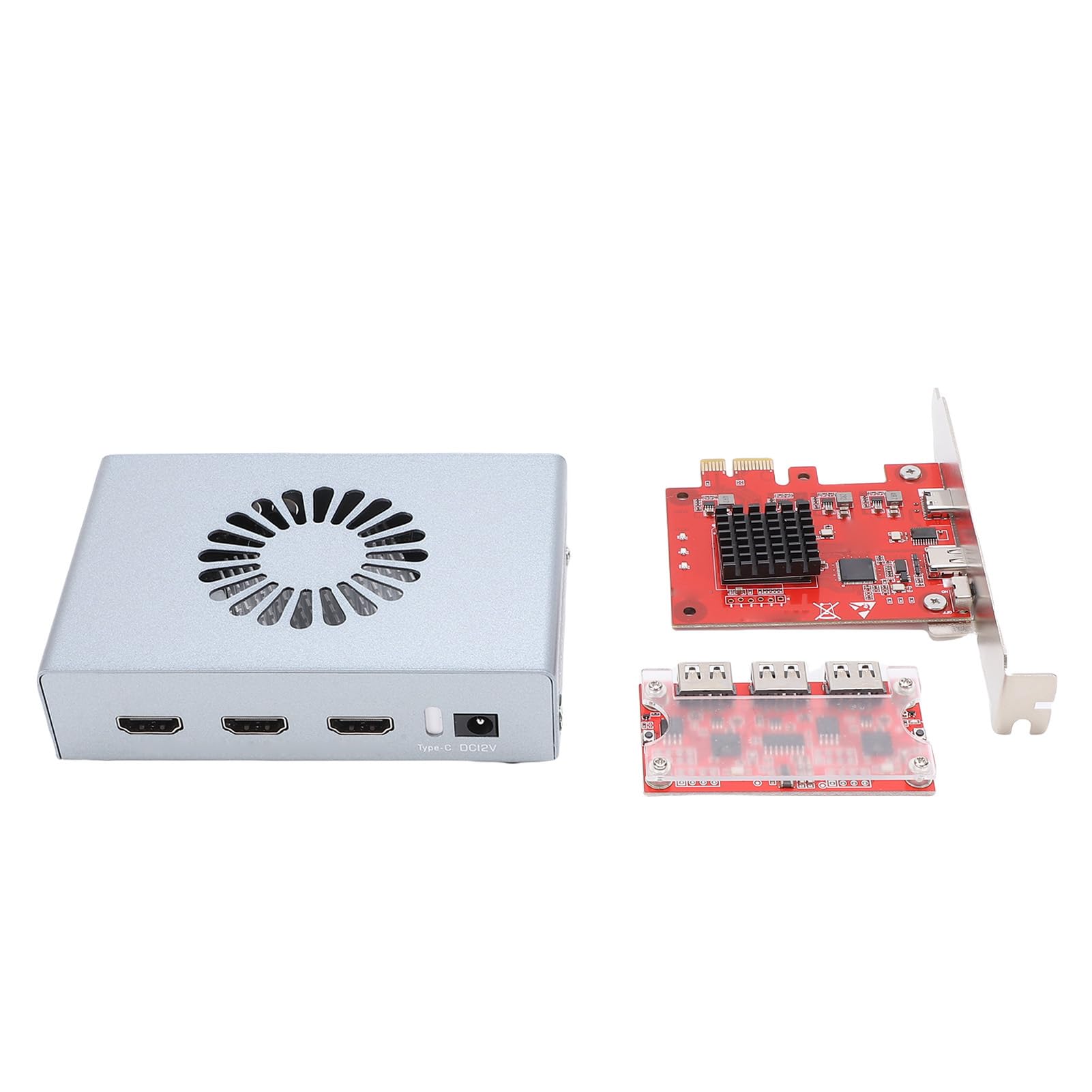 Bewinner Kit de Hardware de Fusor DMA de 6.ª Generación, Sintetizador de Fusión de Vídeo con Interfaz Multimedia HD, Combinador de Pantalla de Entrada de Señal Dual, Soporte 4K 60 Hz para Juegos y