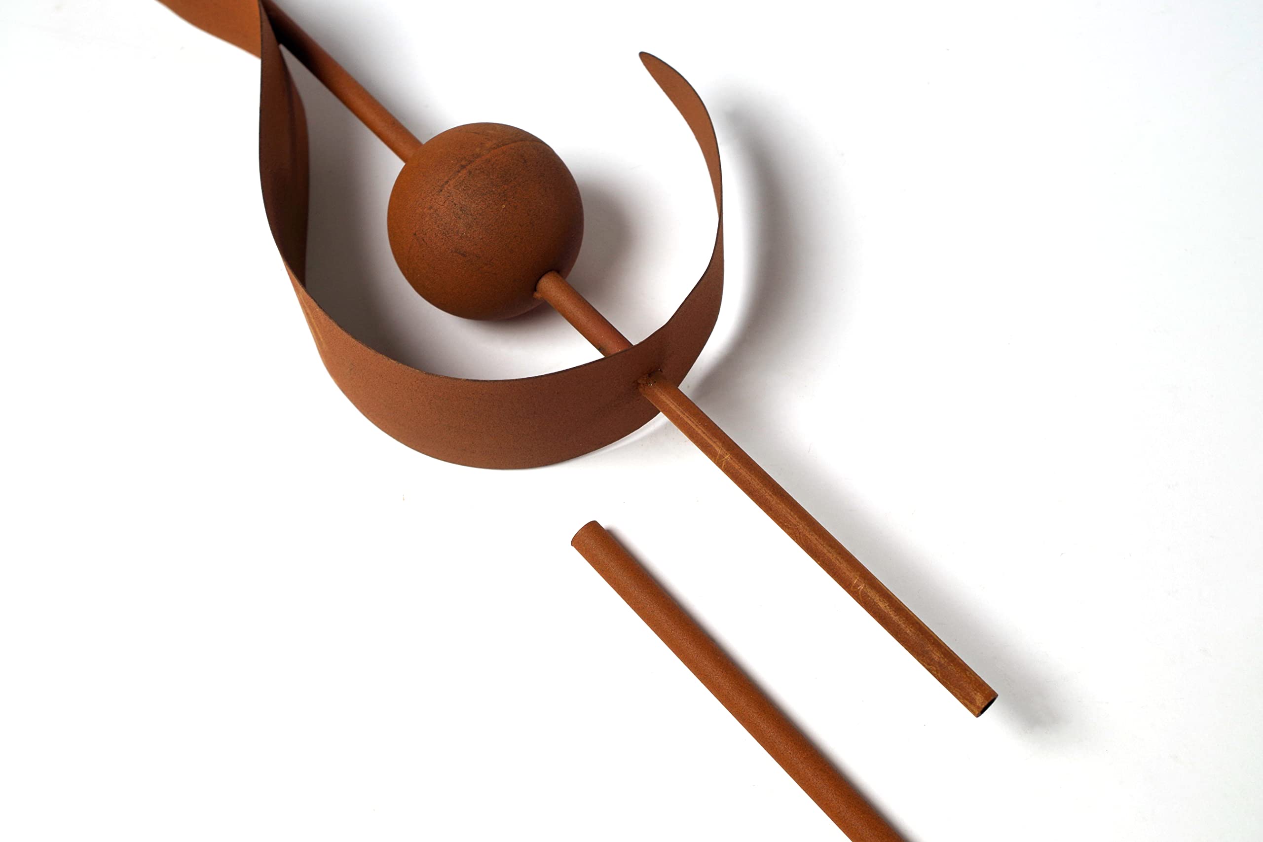 Kobolo Gartenstecker Rusty 3er Set Metall in Rostoptik 106 cm