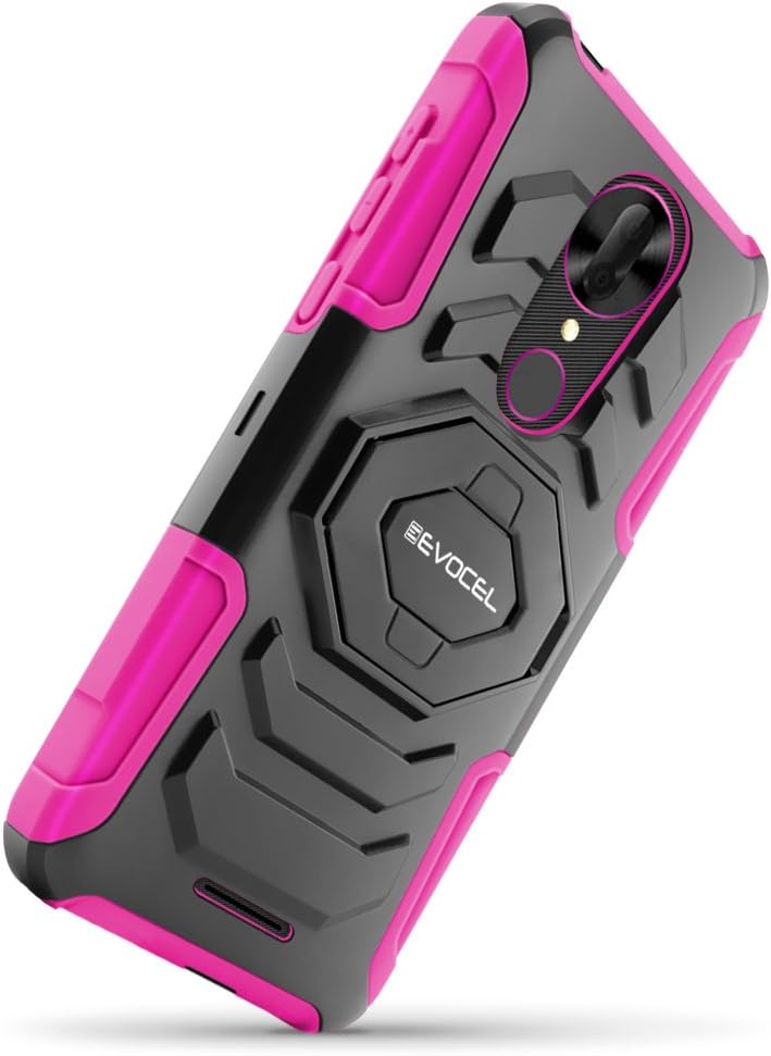 T-Mobile REVVL Plus Case, Evocel [New Generation Series] Belt Clip Holster, Kickstand, & Dual Layer for T-Mobile REVVL Plus C3701A, Pink (Does NOT fit REVVL 2 Plus - only REVVL Plus)