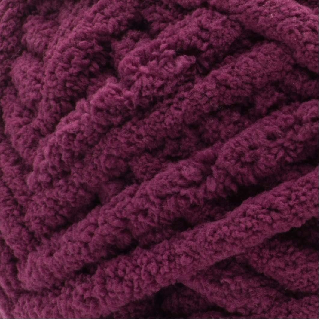 Bernat Blanket Extra Blanket Yarn, Jumbo Gauge 7, Burgundy Plum 2-Pack