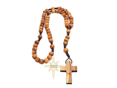Vista 22 de Personalized Olive wood Rosary from Bethlehem, Own Name, Children Gifts, Confirmation, First Communion and Baptism for Boy and Girls. for Mothers