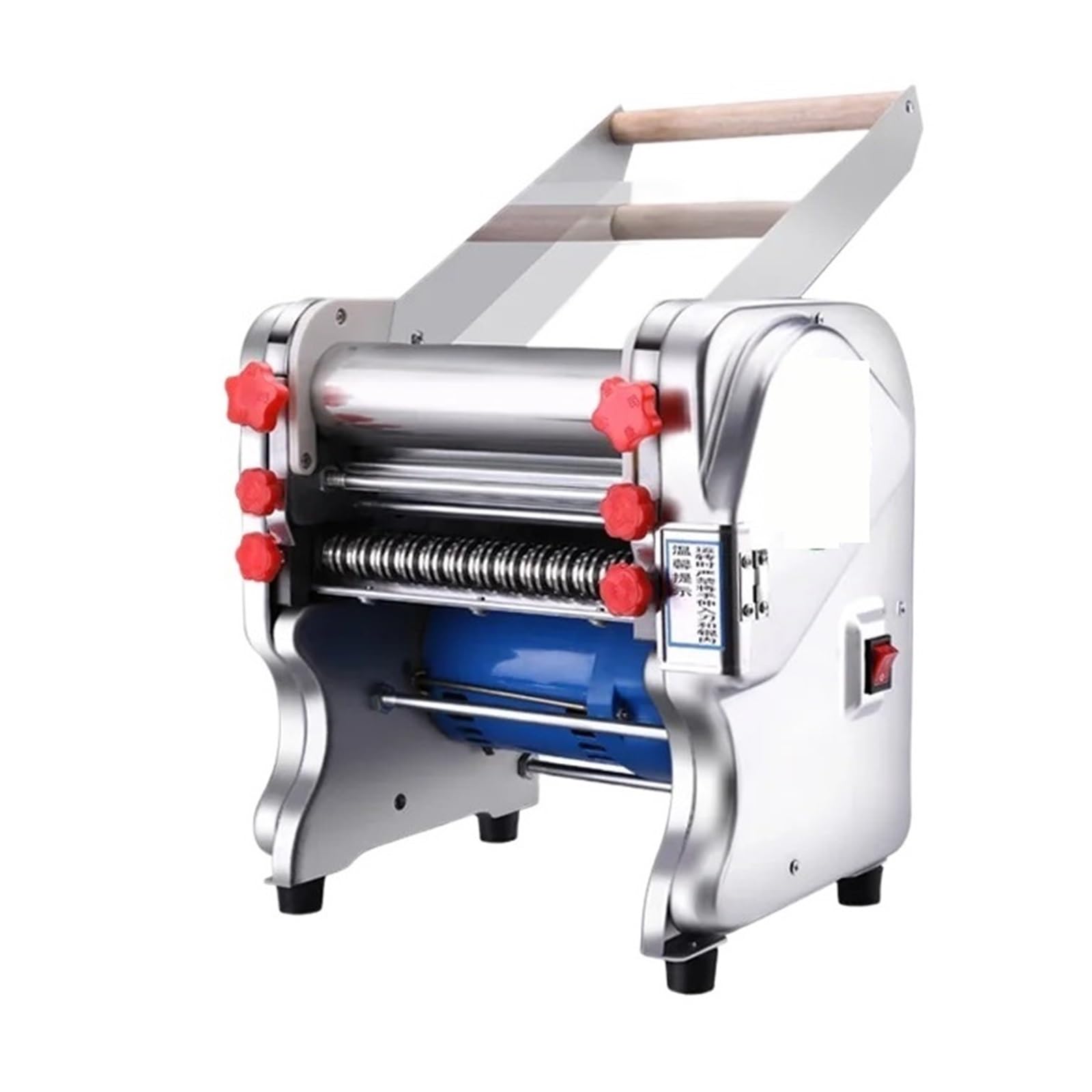 Sfogliatrice Elettrica Da 750 W For Uso Domestico/commerciale, Macchina For La Produzione Di Pasta In Acciaio Inossidabile, Rullo Pressatore For Facile Da Usare E Da Pulire