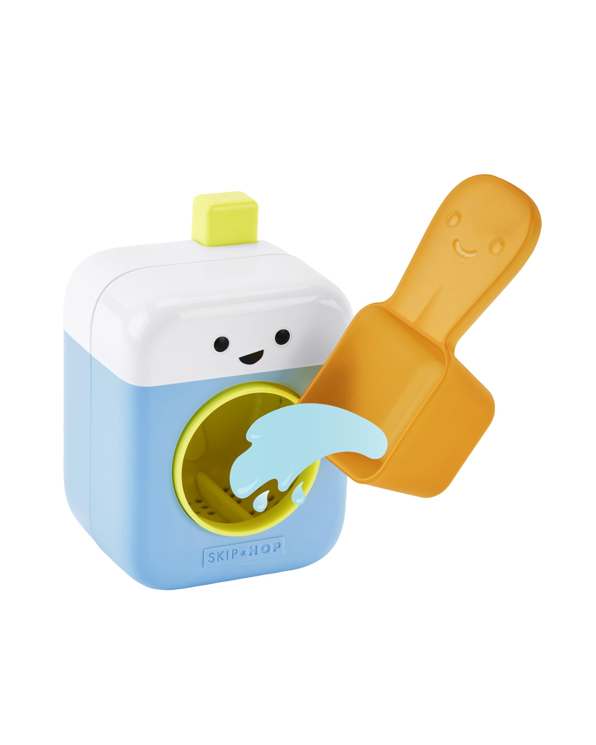 Skip Hop Baby-Badespielzeug, Frischer und sauberer Schleuderzyklus, 4-teiliges Wäsche- und Badewannen-Set für sensorische Entwicklung, 12 m +