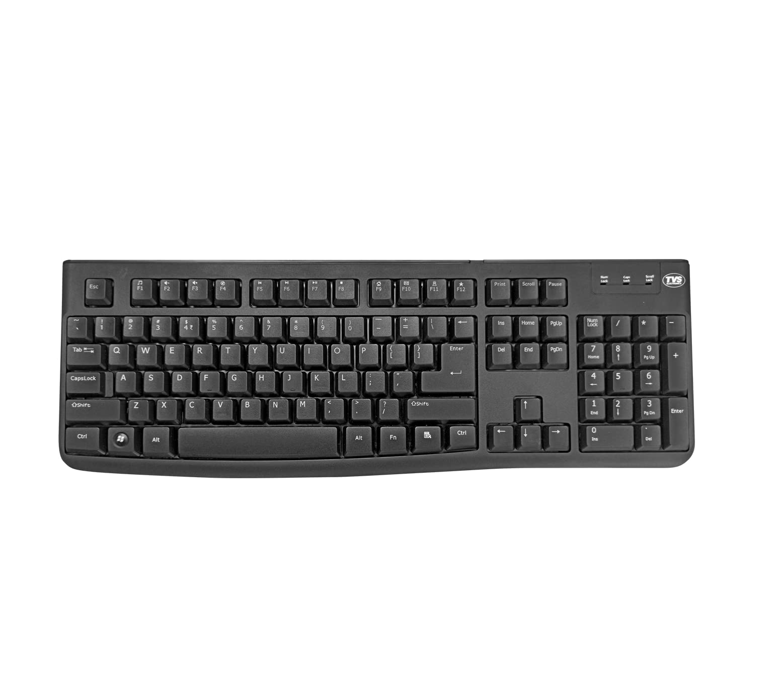 TVS ELECTRONICS Champ Plus Wired Keyboard, Guaranteed 10 Million Keystrokes for Durable Usage, Laser Etched, Bright & Bold Key Characters, 1.5 Meter USB Cable (B08GWZHB3M) Amazon Price History, Amazon Price Tracker