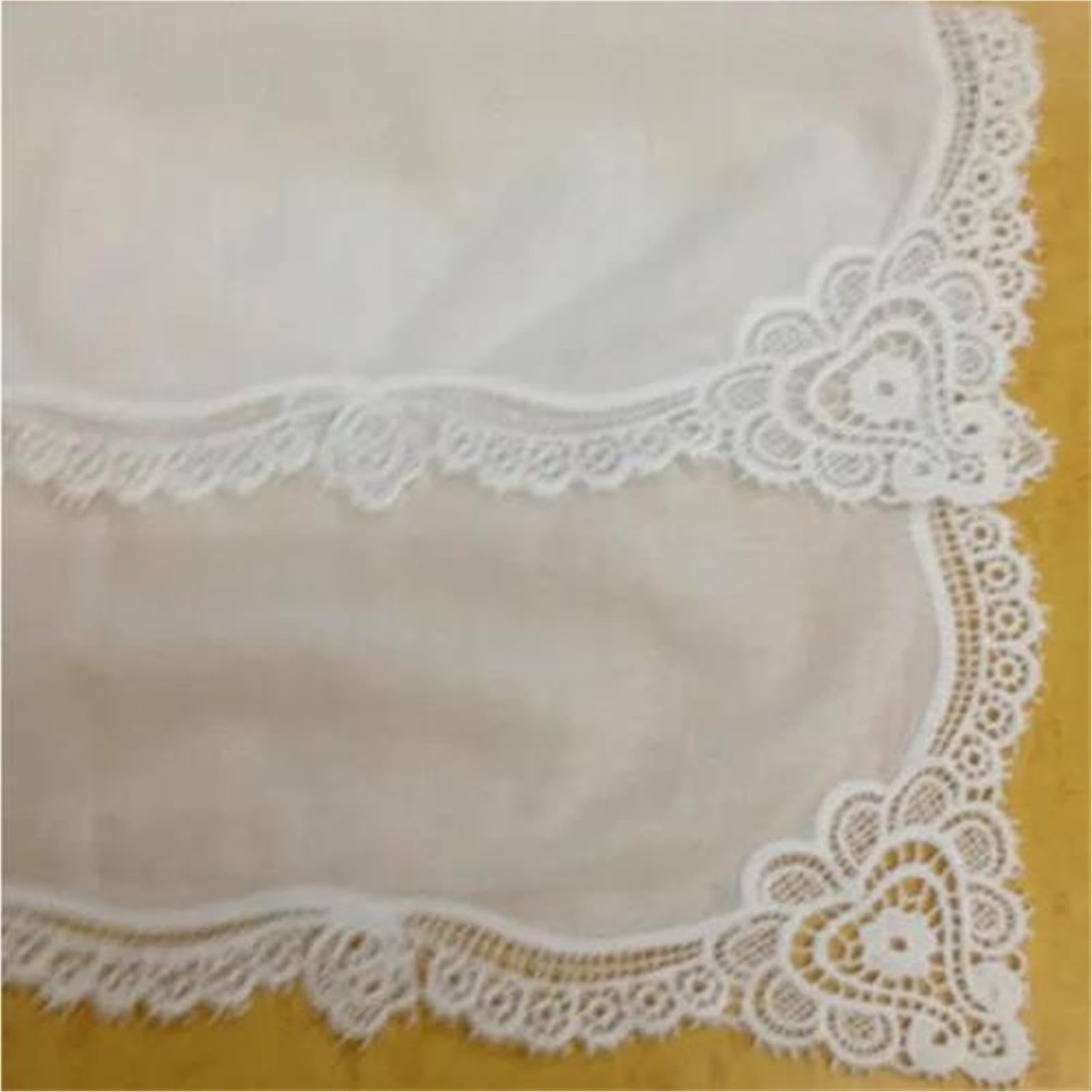 Fazzoletti di cotone 12 pezzi Fazzoletto da sposa da 12 pollici