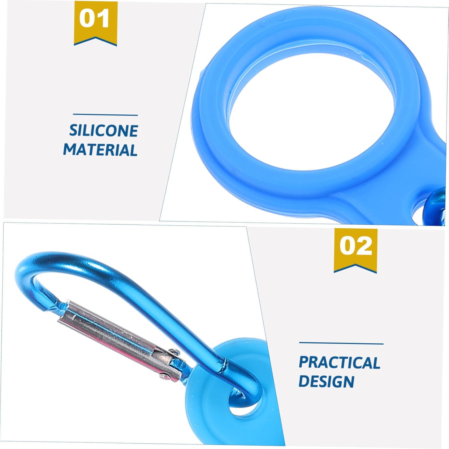 Kettle Buckle Soft Water Bottle Running Bottle Carrying Clips Carabiner Water Bottle Lanyard Leak Proof