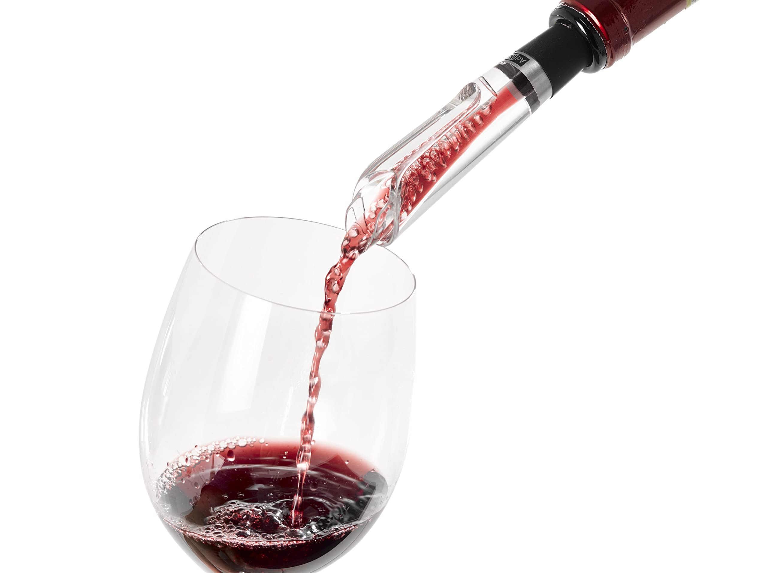 AdHoc VA13 Wein-Genießer-Set 3-tlg. bestehend aus 1x Weinbelüfter und Ausgießer, 1x Weinausgießer und Partikelfilter und 1x Weinflaschenverschluss Vine