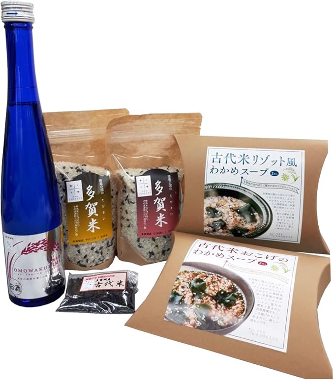 Amazon 多賀城しろのむらさき 酒 米 スープおすすめセット 古代米 酒 スープ2種 ササニシキ ひとめぼれ 株式会社 すずこう 雑穀 古代米 通販