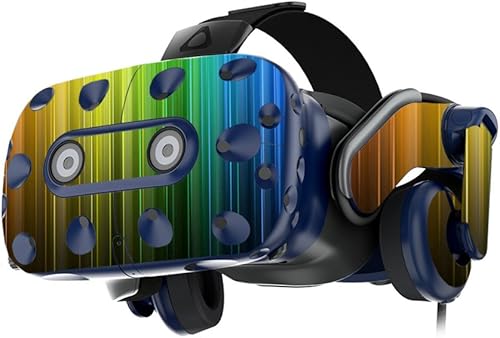MightySkins - Adhesivo para HTC (diseño de 100 colores a elegir)), HTCVIVEPRMIN-Rainbow Streaks