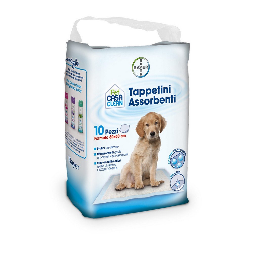 Bayer - Tappetini Assorbenti 60 x 60, 10 pezzi