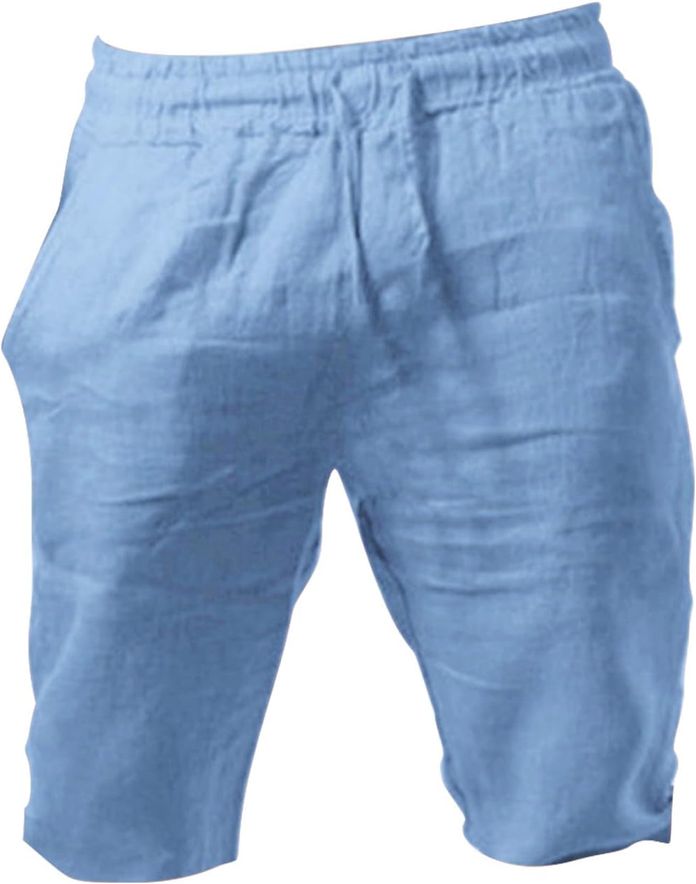 Tinta Unita Pantaloni Corti Bambino In Lino E Cotone | Estivi - Foto 5