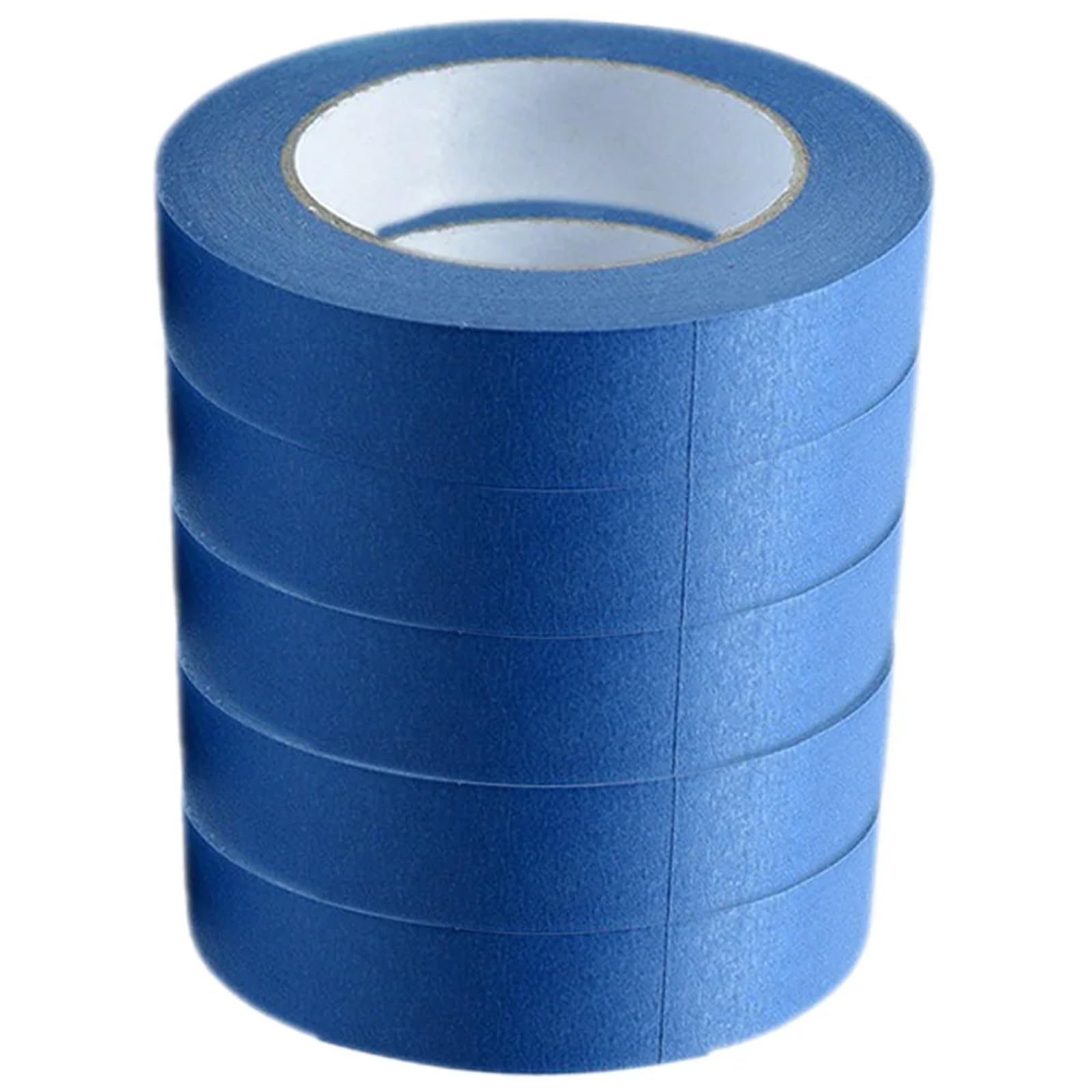 Cinta De Pintor 5 Rollos de Cinta Adhesiva for Pintar Suministros de Pintura automotriz Azul Artistas automotrices enmascarar Suministros de Coche a Granel Adhesivo para Pintar Y Decorar
