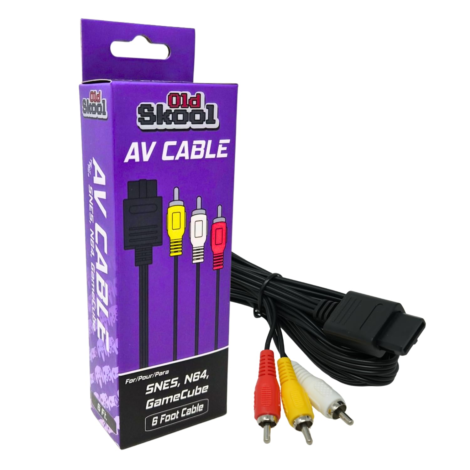 Amazon.com: Old Skool AV Cable Compatible with Gamecube Compatible