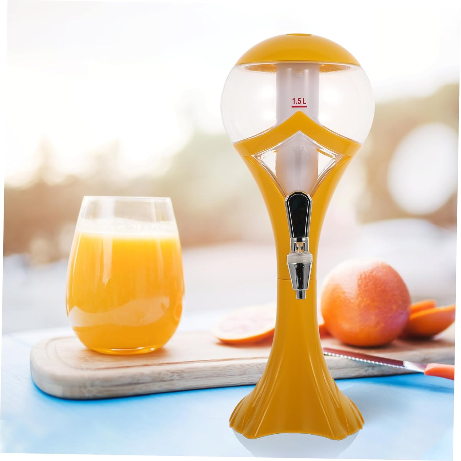 1pc Cocktail Dispenser Ice Column Beverage Dispenser for Parties Drinks and Cocktails -down Handle Fashionable Design