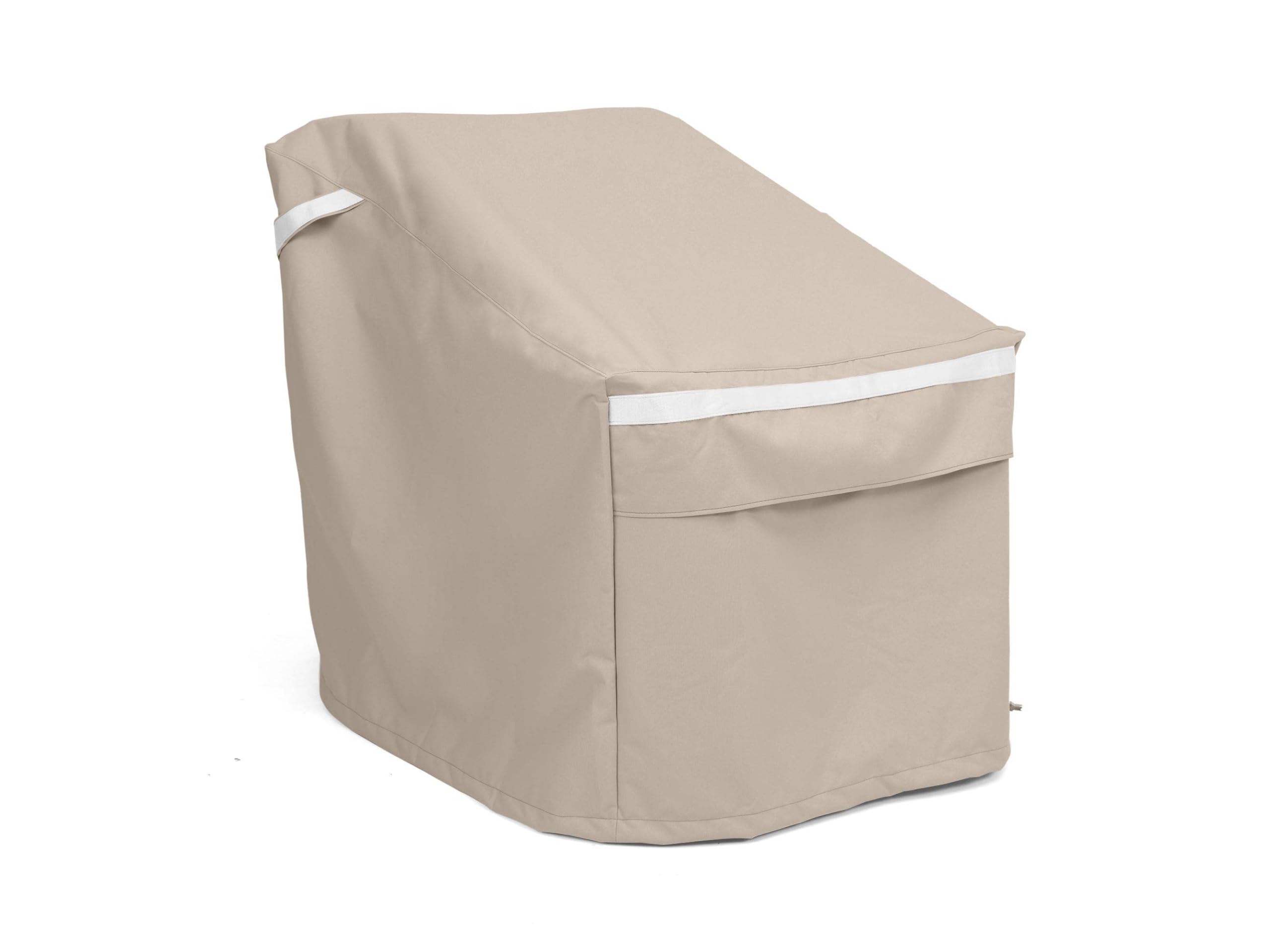 Covermates Outdoor Chair Cover - Premium Polyester, Weather Resistant, Drawcord Hem, Seating and Chair Covers, 32W x 32D x 35H, Clay