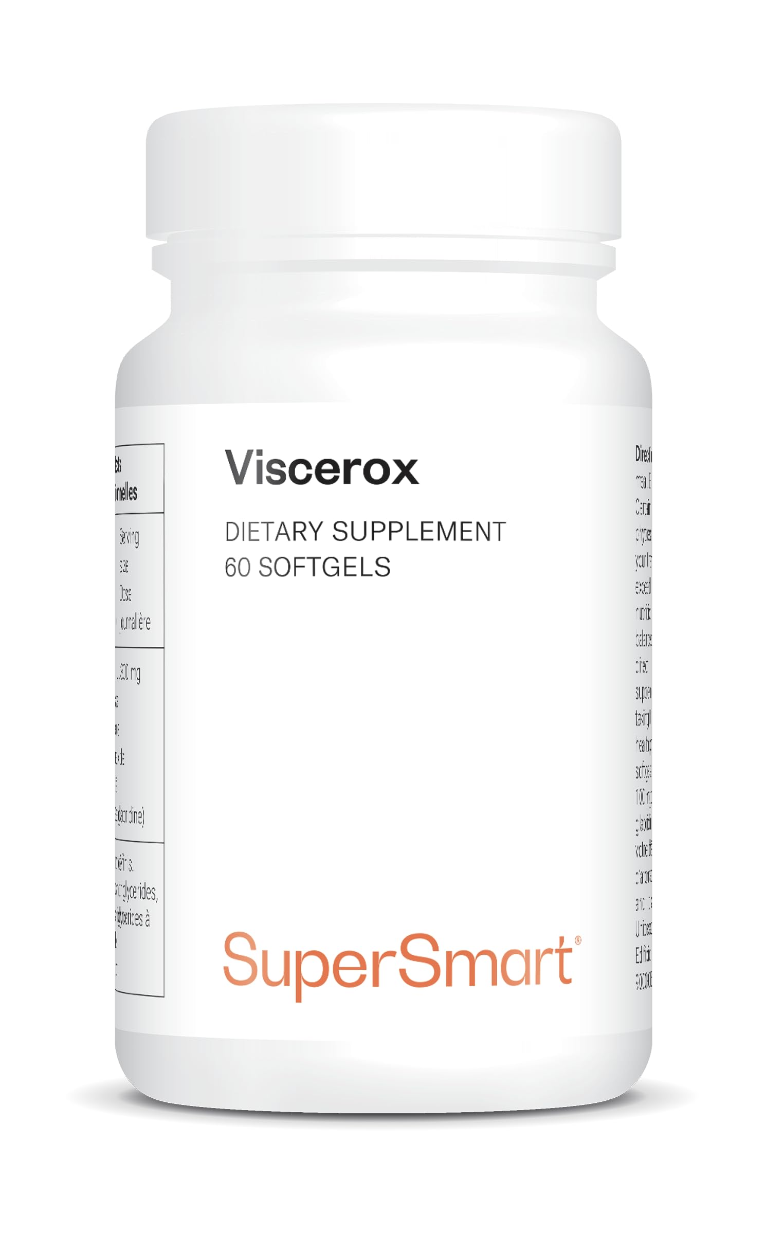 Viscerox - Complément antioxydant - Sans OGM & sans gluten - SuperSmart | Brûleur de graisse abdominale & perte de poids - 60 capsules molles