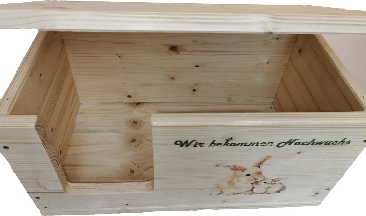 Zwergkaninchen Wurfbox 45x25x22cm