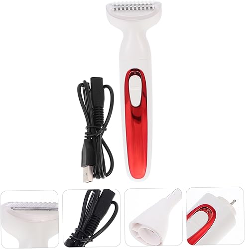 Miniatura 4 de Beavorty Depiladora eléctrica inalámbrica para hombres y mujeres, afeitadora de tela recargable, afeitadora eléctrica para mujer, herramienta de