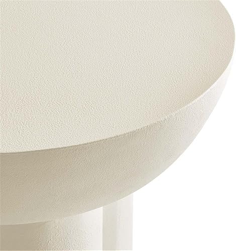 Miniatura 7 de Modway EEI-6761-WHI Caspian - Mesa auxiliar redonda de hormigón, color blanco Blanco,Negro -,https://www.amazon.com/dp/undefined