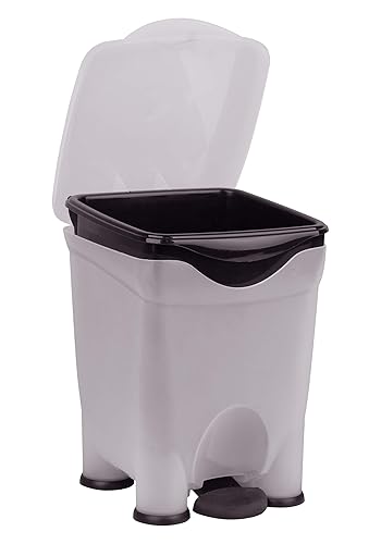 Mintra Home Contenedores de basura (negro, cubo fácil)