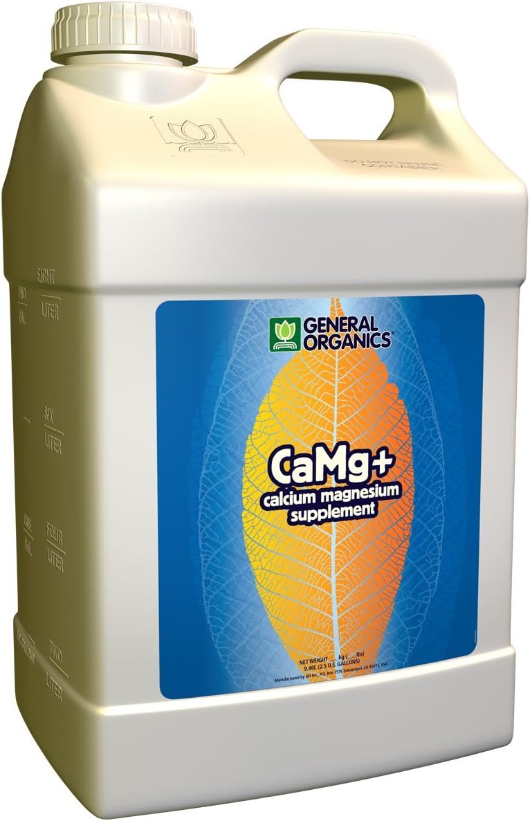 General Hydroponics GH5314 Organics CaMg+ Fertilizer, 2.5-Gallon