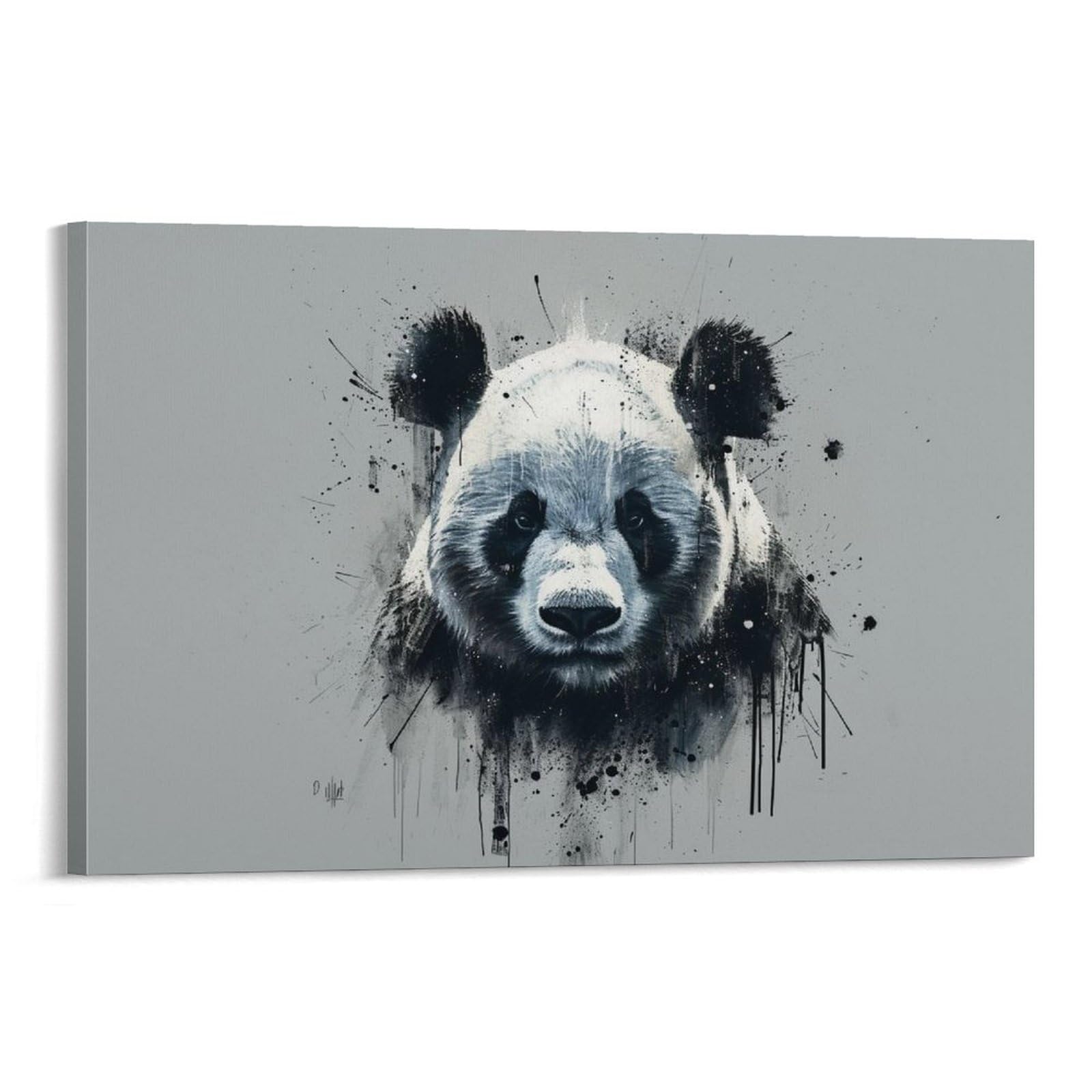 「予感」｜絵画 原画 抽象画 動物画 パンダの絵 イラスト アート ドローイング 予感」｜絵画 原画 抽象画 動物画 パンダの絵 イラスト アート