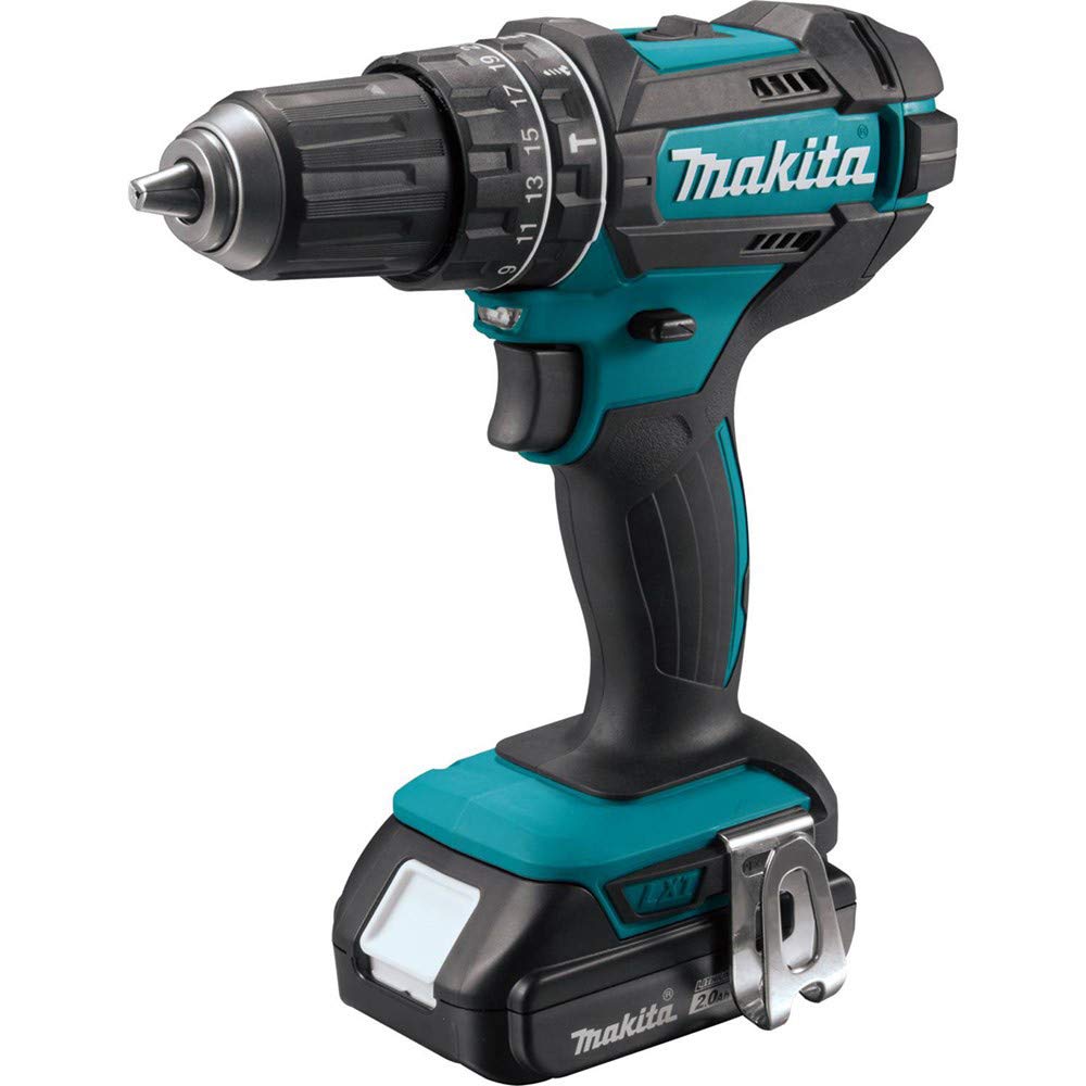 Makita XPH10Z 18V LXT Cordless 1/2" Hammer Driver-Drill (Tool Only) - 480 In-lb Torque, 2-Speed, Compact
