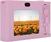 Digital Camera 48MP 1080P HD Dual Lens Auto Focus Small Camera Multi Zoom Vlog Selfie Camera 2.4 Screen Boys Students Pink