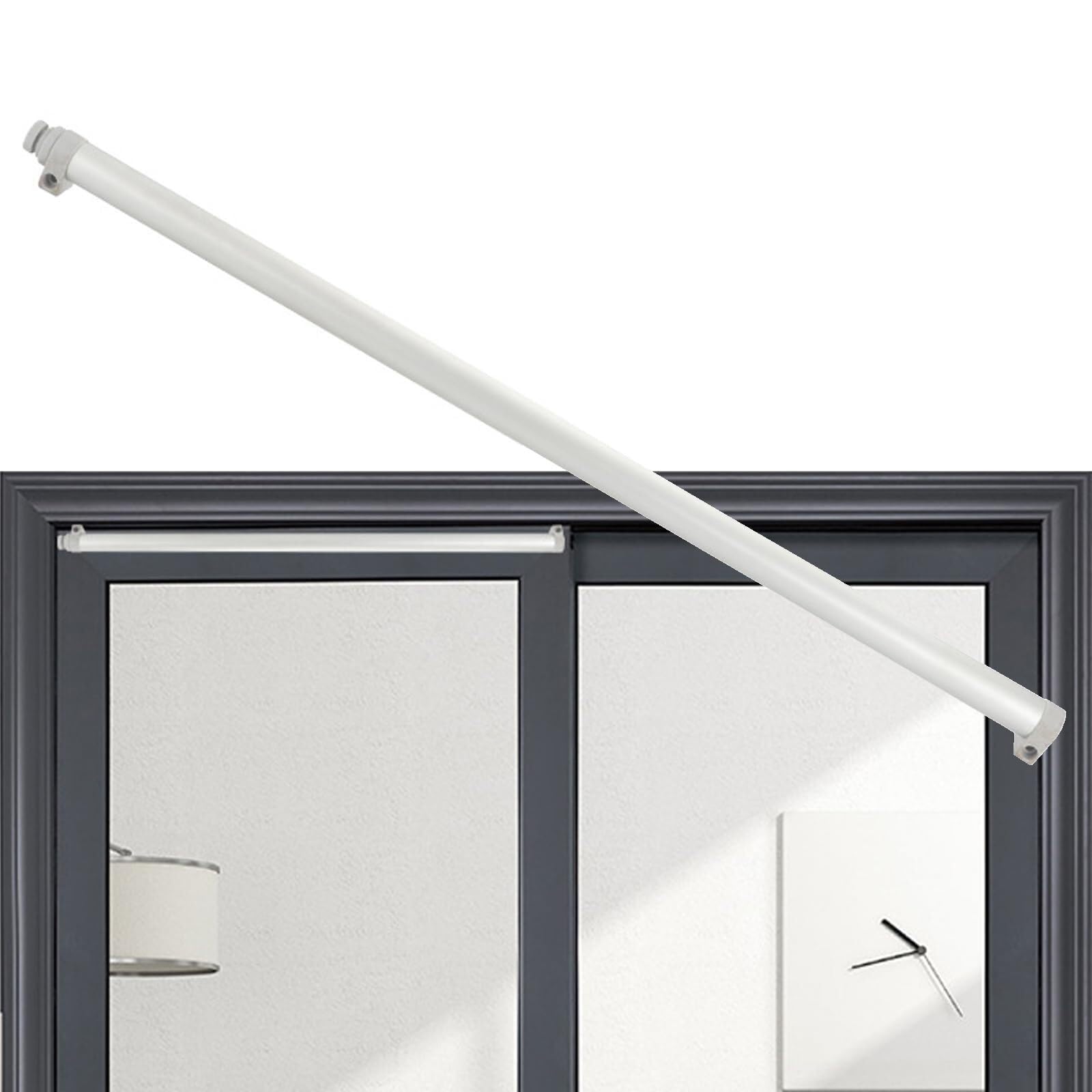 Ferme-porte coulissant auto-fermant silencieux pour porte de patio de 75cm à 130cm