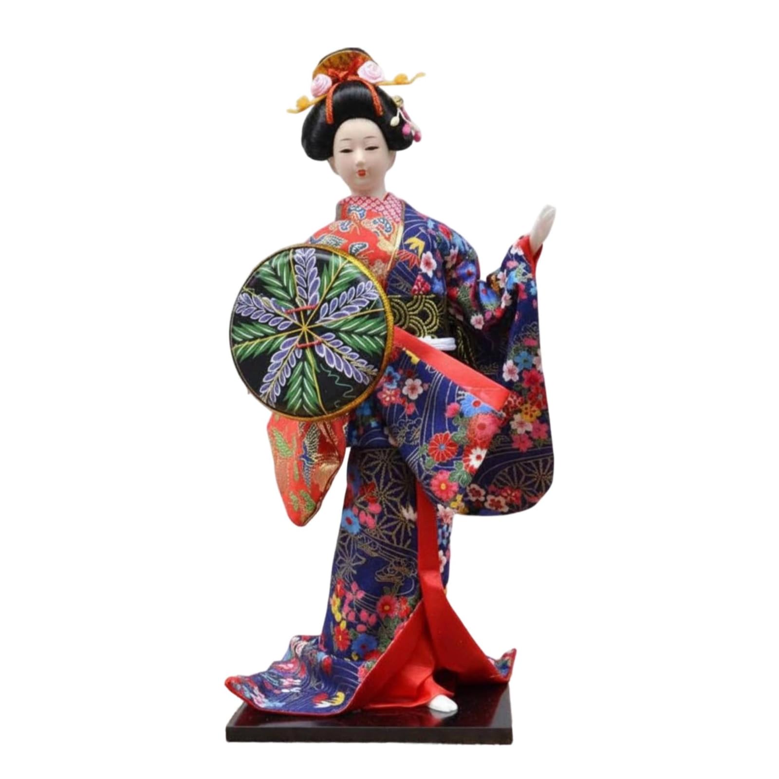 JAZZY PEARLS® Rectangular Base Kimono Doll Textile Clothing
