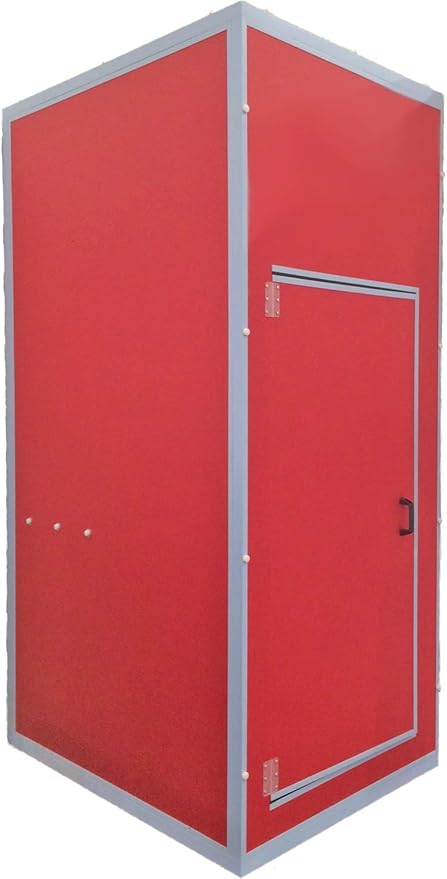 Amazon 組立式 簡易防音室 だんぼっちトール 赤 組立サービス付 吸音材 楽器 音響機器