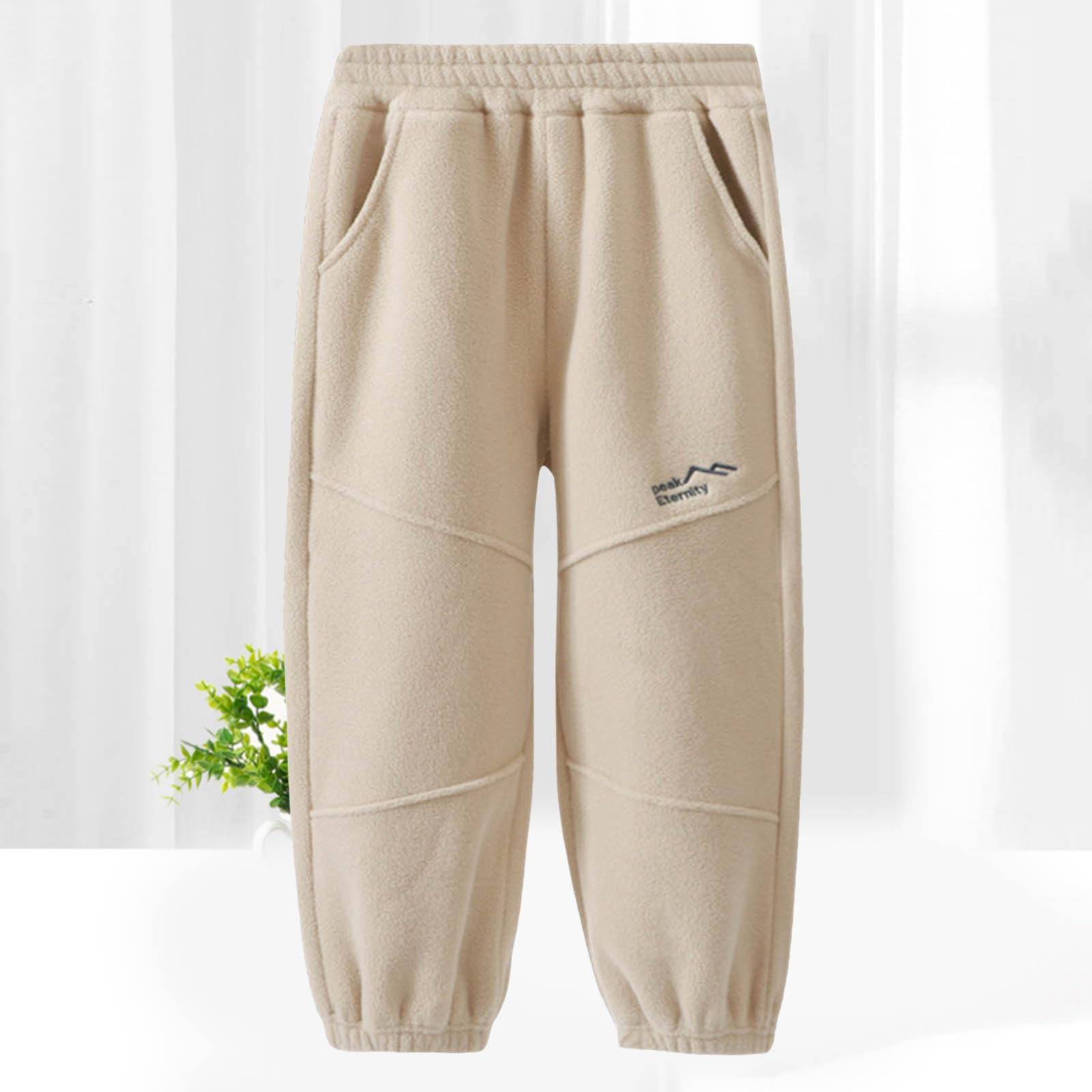 Pantalones Jogging Chico Cintura Elástica Pantalones Ocio Deporte Adolescente Baggy Cómodo Pantalones Streetwear para Niños