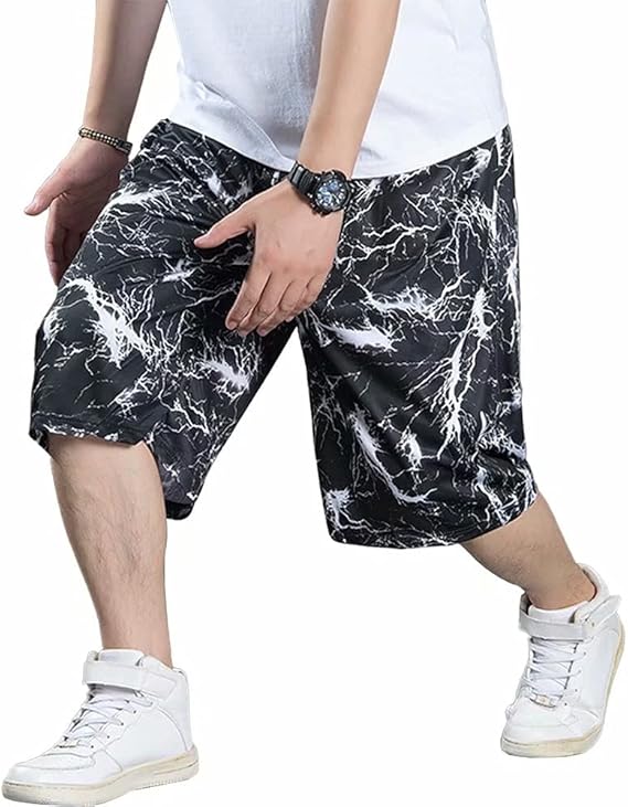 Amazon ビカルド ショートパンツ メンズ 大きいサイズ ハーフパンツ ゆったり バスパン 短パン バスケットパンツ ドライ 薄手 トレーニングパンツ サマーニット ストレッチ ウエストゴム 黒 緑 夏 スウェット 吸汗 さらっとした肌触り カラー豊富 ショートパンツ 通販