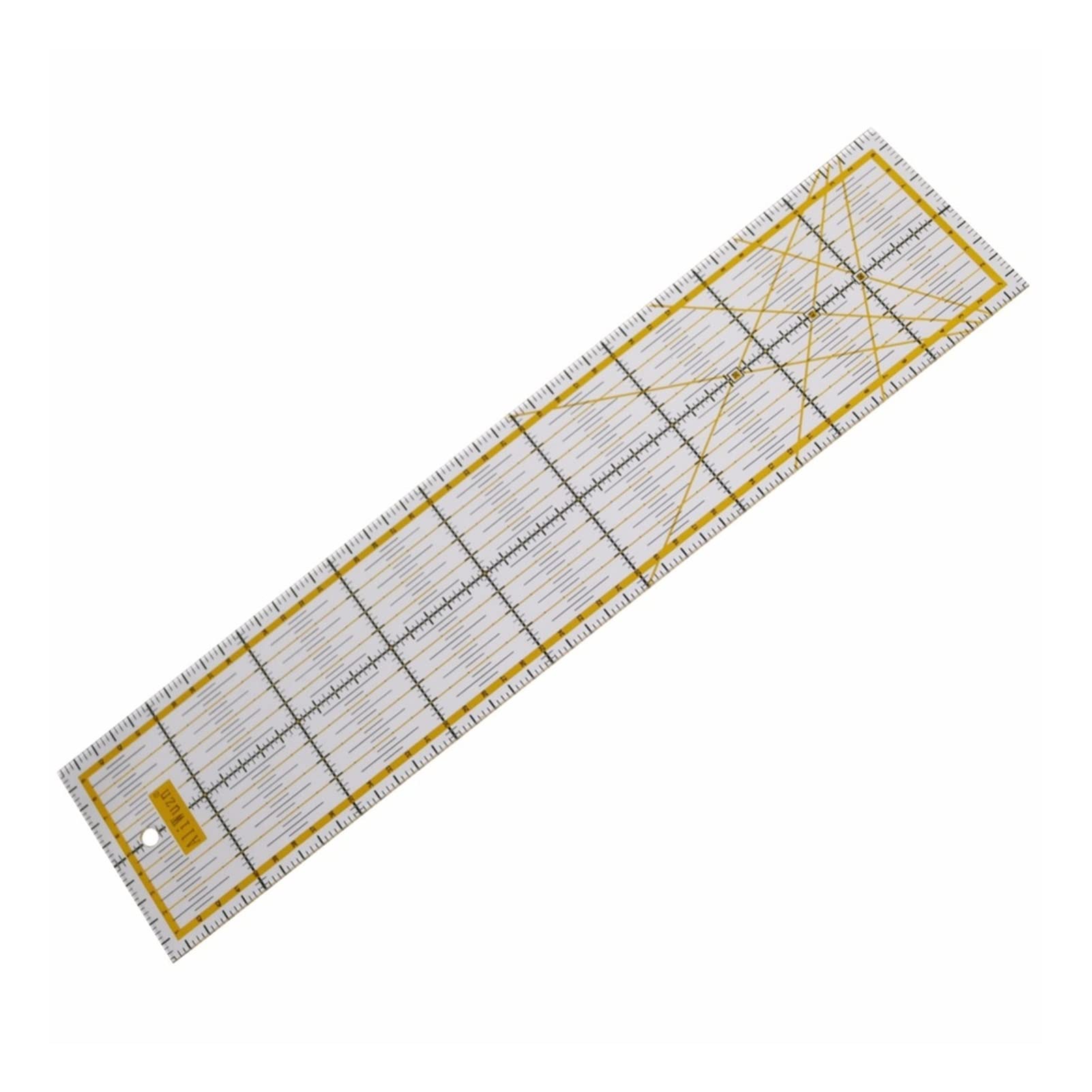 oiujhgCDS Rulers, 1 Pc Acrylic Rectangular Straight School Office Drawing Sewing Measuring Patchwork Ruler Set