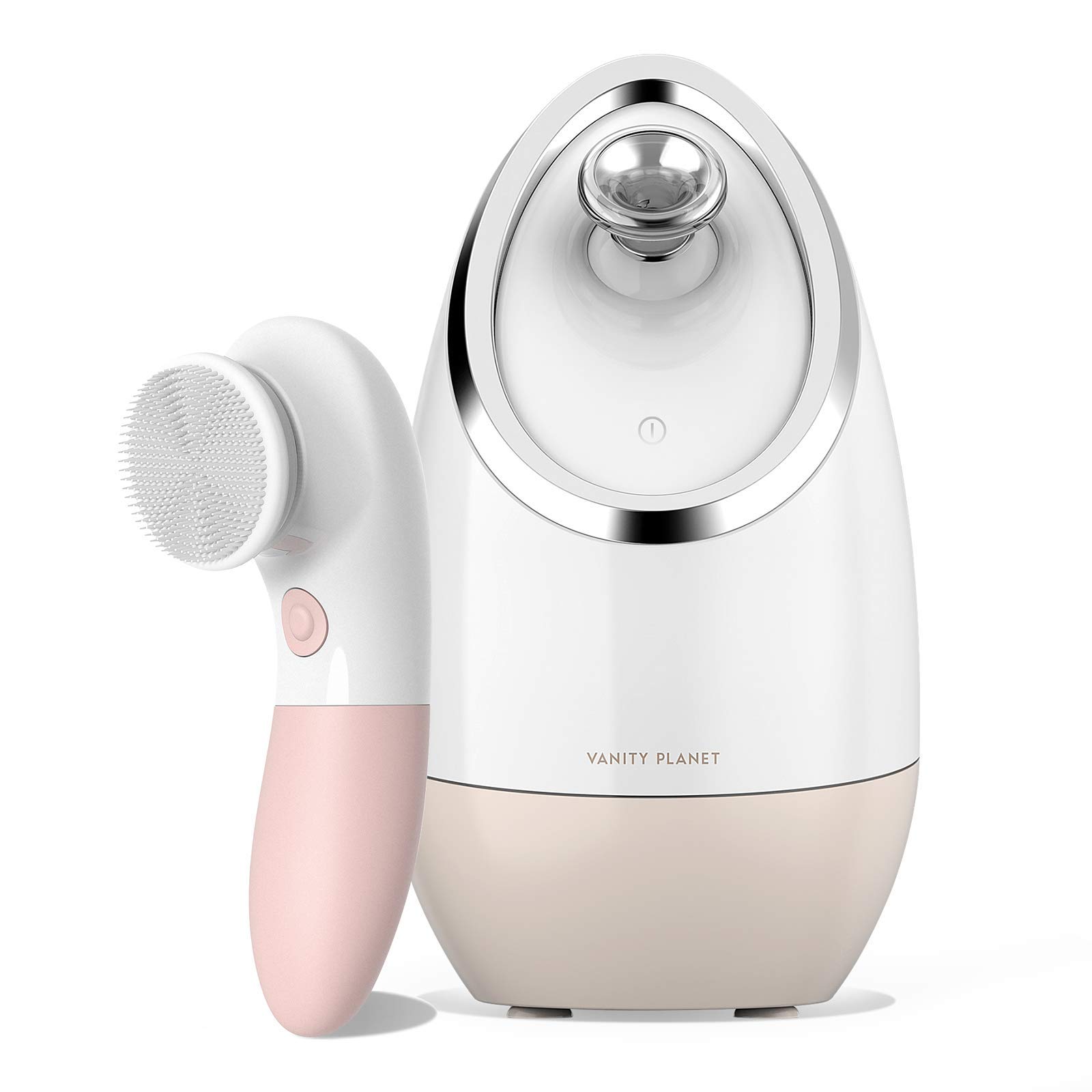Vanity Planet Ionic Facial Steamer and Cleansing Brush Bundle - (Aira and Raedia)