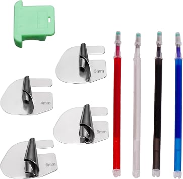 Sewing Rolled Hemmer Foot Universal Rolled Hem Presser Foot Set 4pcs 3/4/5/6mm Wide Rolled Hem Foot Compatible with Most Sewing Machines - Durable Stainless Steel Hemming Accessories