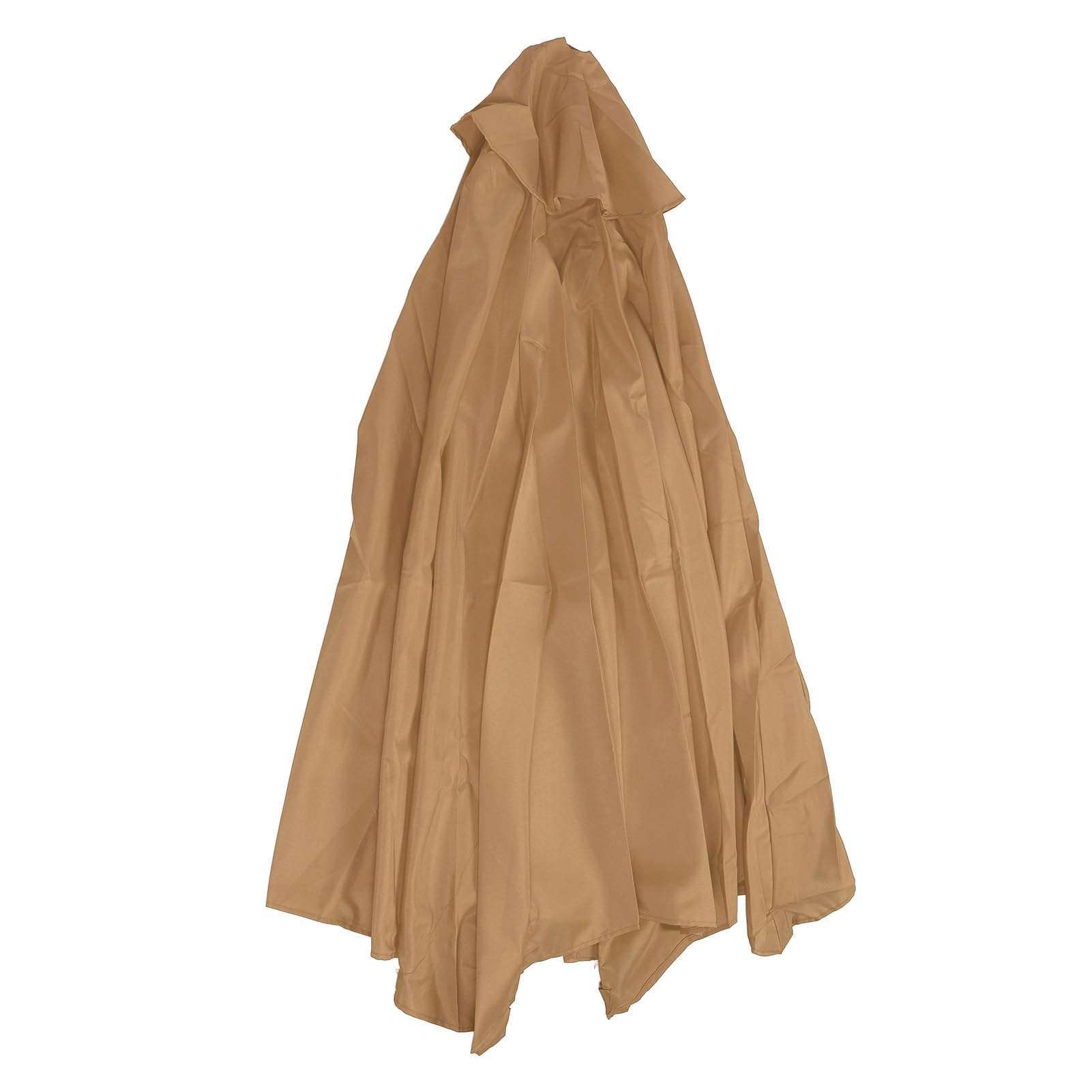 Tettoia per ombrellone da Esterno per Patio, Ricambio, Copertura per ombrellone da Giardino, Tessuto Antipioggia, Ampia Copertura, per ombrellone a 6 Stecche, Materiale Robusto e (caffè)