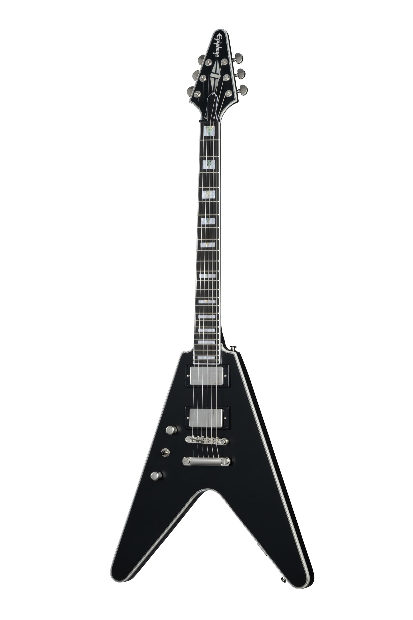 Amazon.com: Epiphone Flying V Prophecy, Lefty Jet Black Metallic